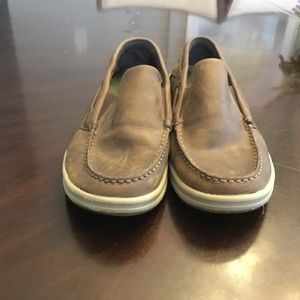 Sperrys, leather, Men 10, barely worn,